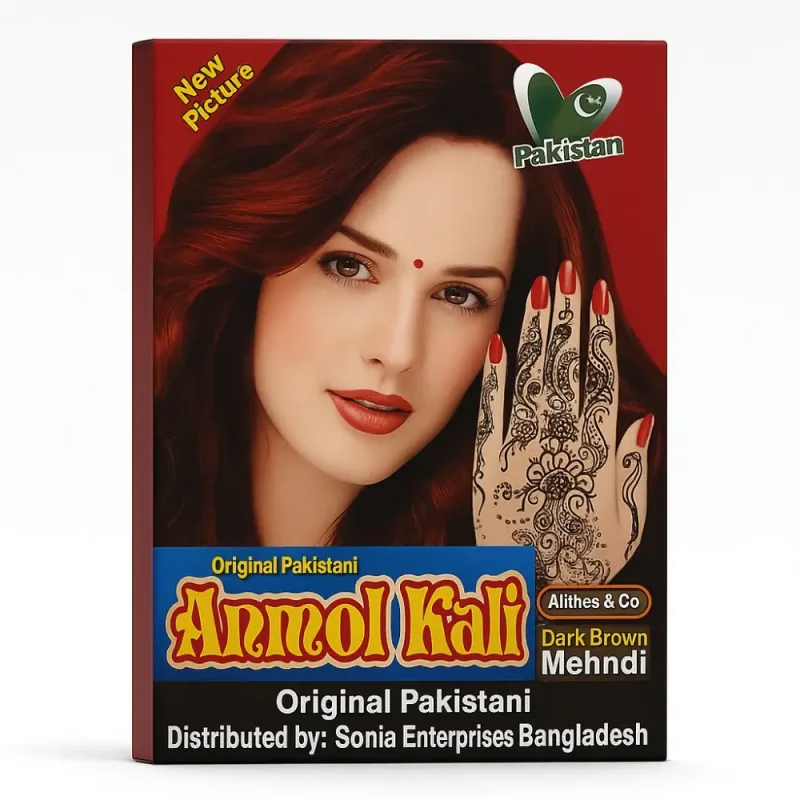 Anmol Kali Dark Brown Mehndi Powder 50gm (Original Pakistani)