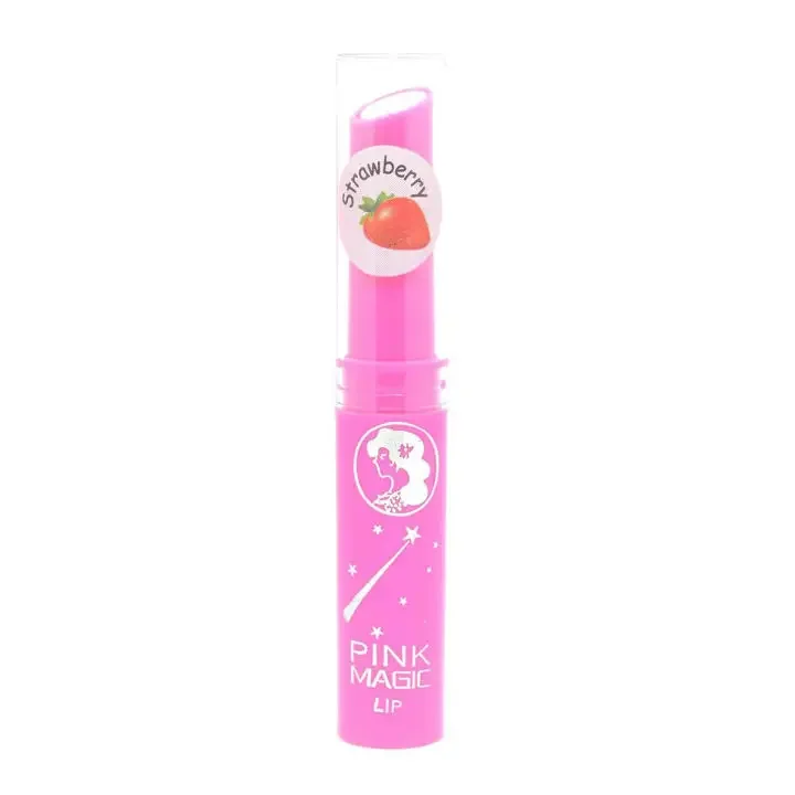 Pink Magic Strawberry Lip Balm Color Transforming Lip Balm 1 pcs