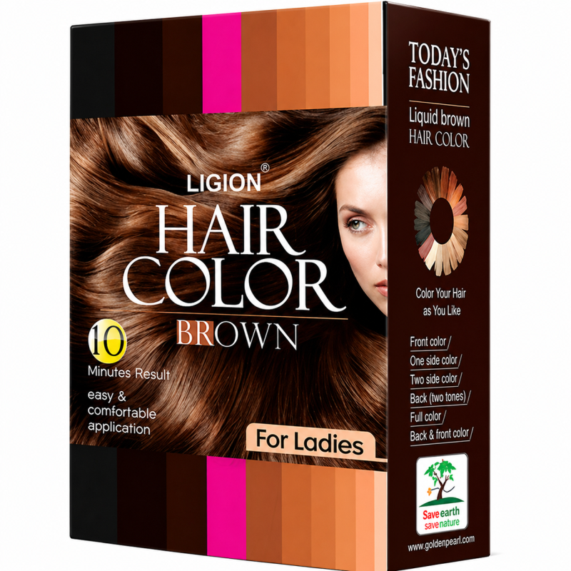 Ligion Hair Color Brown 30 ml