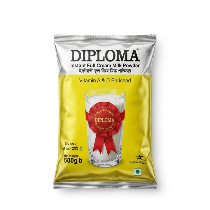 Diploma Instant Full Cream Milk Powder 500ml