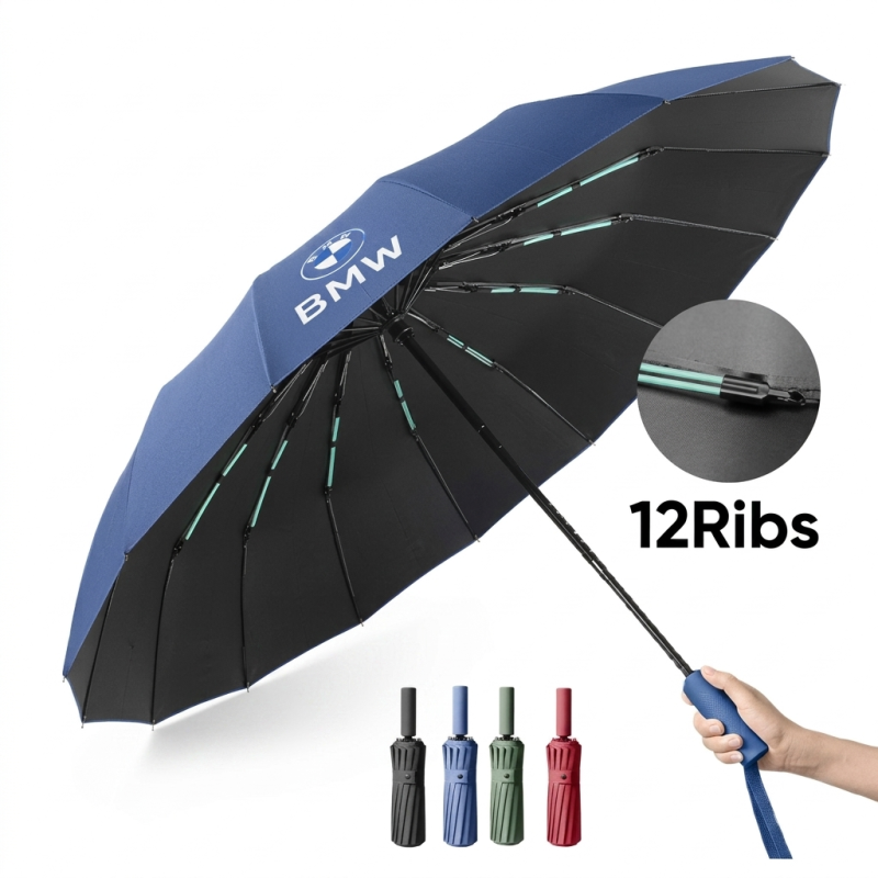 BMW Auto Open And Auto Close Umbrella 12 Ribs