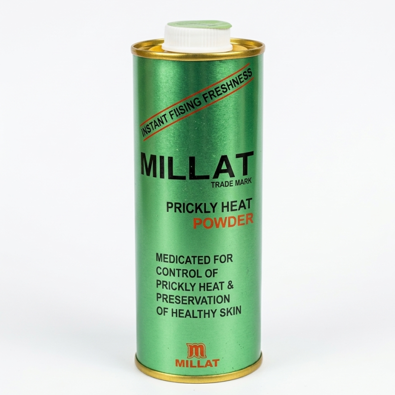 Millat Prickly Heat Powder, 150gm Tin