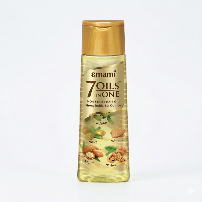 Emami 7 Oils In One Non Sticky Hair Oil 200ml (Indian)