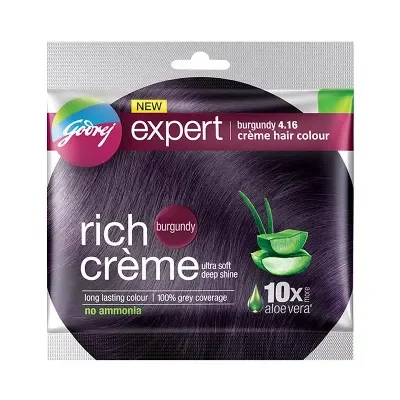 Godrej Expert Rich Creme Hair Colour Burgundy 20g+20g