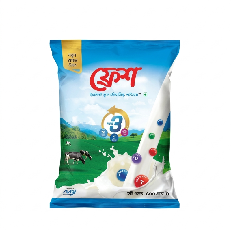 Fresh Instant Full Cream Milk Powder 500ml